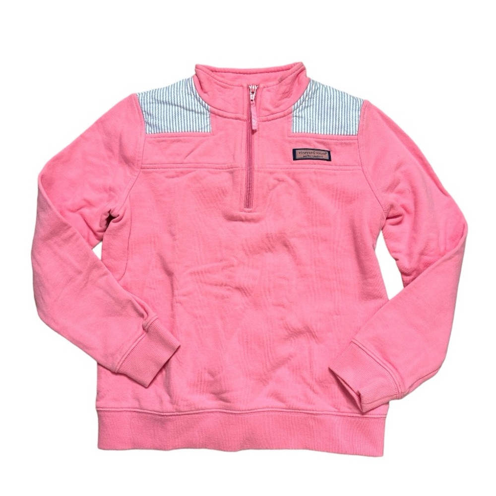 VINEYARD VINES Girl’s Half Zip Pullover Sweatshirt